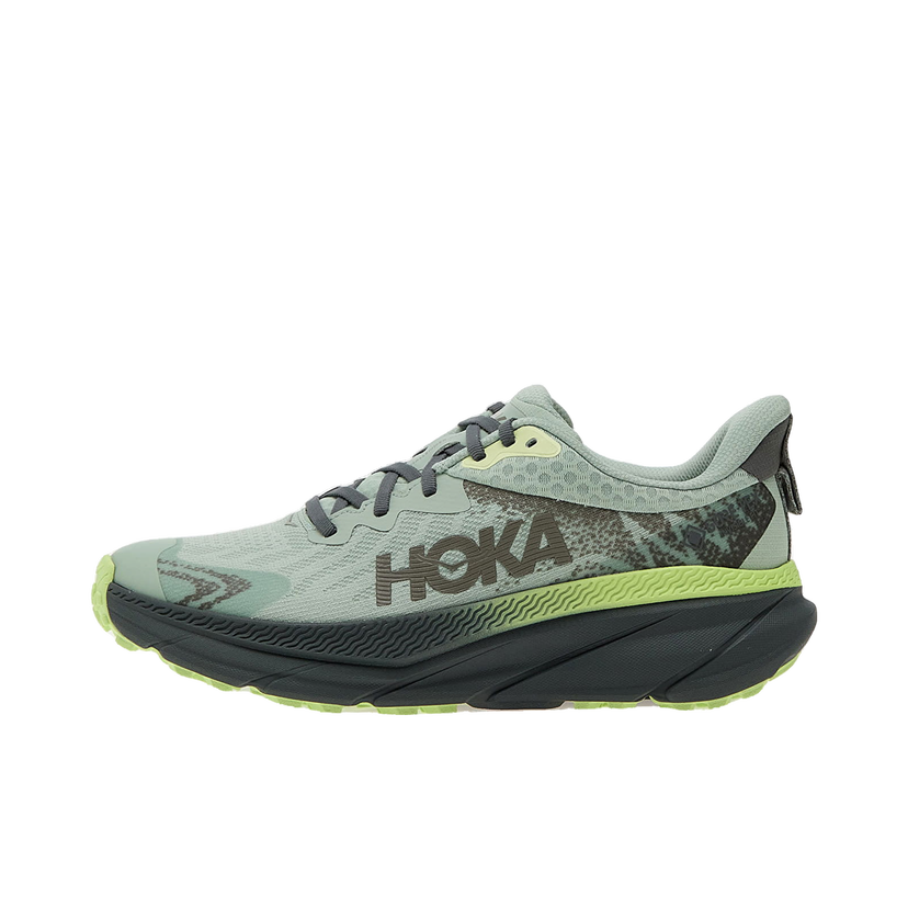 Löpning Hoka One One Challenger 7 Gore-Tex Grön | 1134501f-alvr