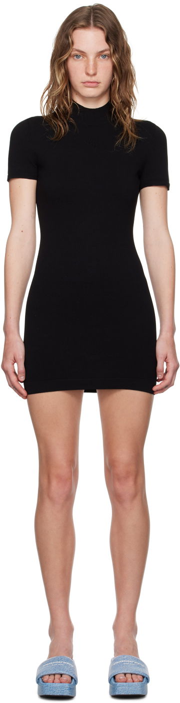 Klä Alexander Wang Alexanderwang.t Embossed Mini Dress Svart | 4KC3246050