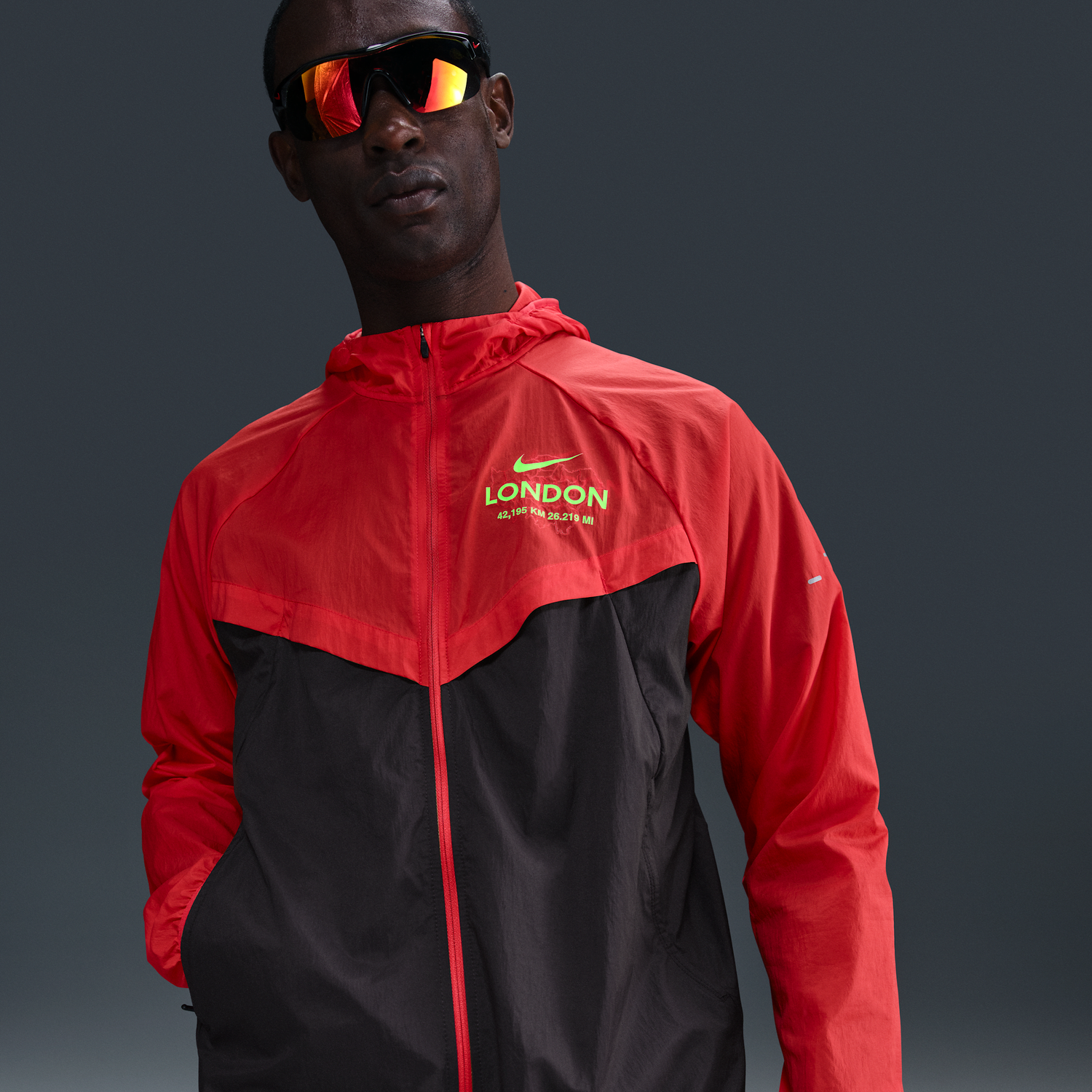Vindjacka Nike Stride Repel Running Jacket Röd | IF0428-696, 0