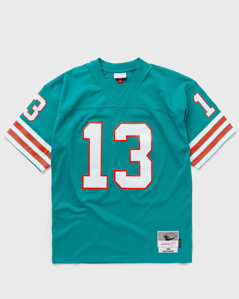 Jersey Mitchell & Ness NFL LEGACY JERSEY MIAMI DOLPHINS 1984 DAN MARINO #13 Grön | LGJYAC18037-MDOTEAL84DMA