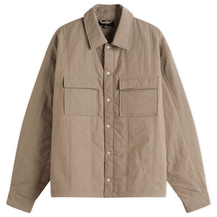 Skjorta Represent Clo Represent Quilted Overshirt Beige | MLM2911-46