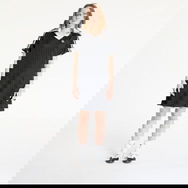 Klä adidas Originals Adicolor Football Jacquard V-Neck Dress Svart | JD2599, 0