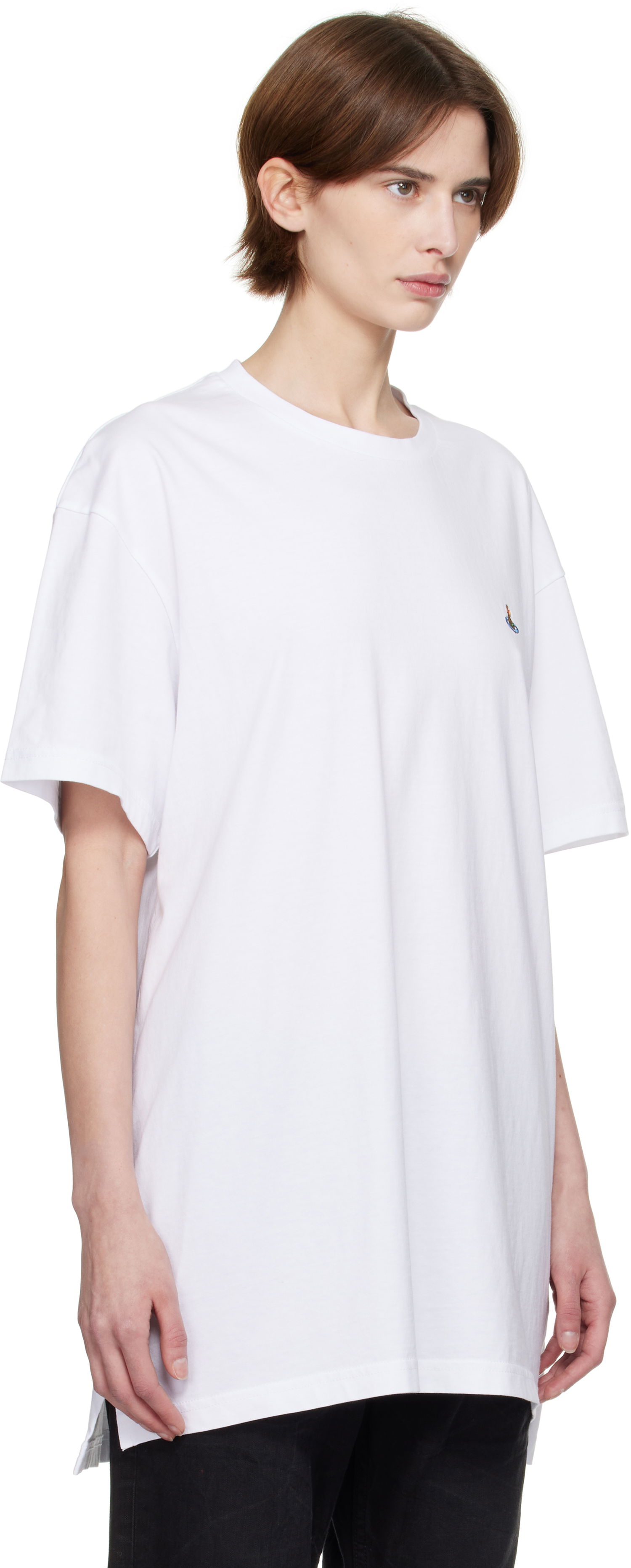 T-shirt Vivienne Westwood Vivienne Westwood Oversized T-Shirt Vit | 3G010036-J001M-, 1