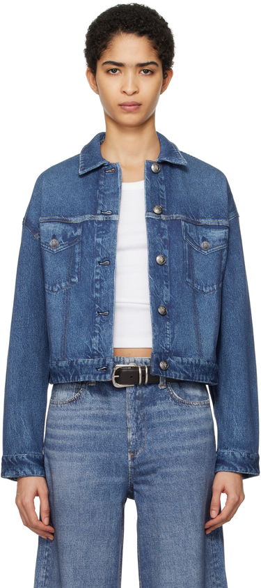 Jacka rag & bone Rag & Bone Miramar Fleece Trucker Jacket Blå | WCW24H40038203, 0