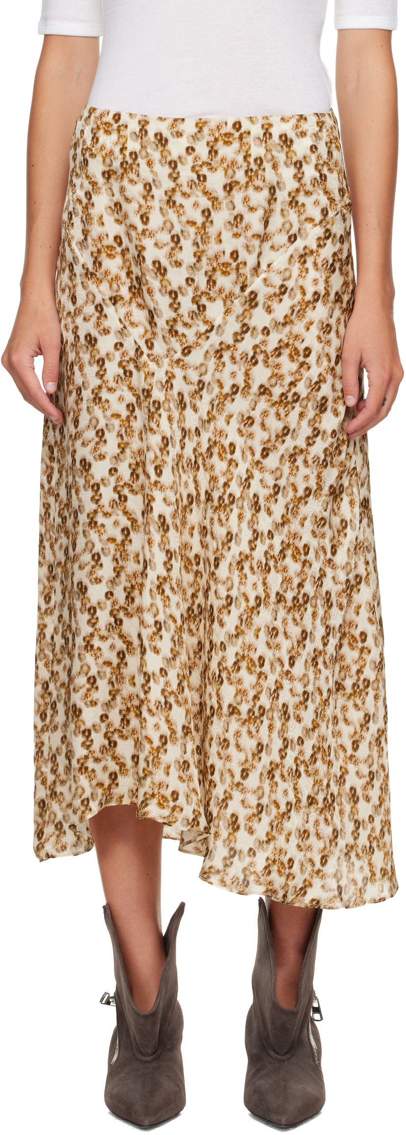 Kjol ISABEL MARANT Lisanne Midi Skirt Flerfärgad | JU0080FA-C3J10I