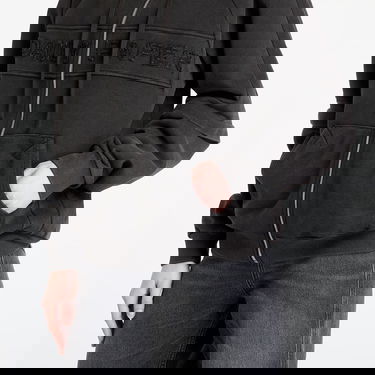 Sweatshirt DAILY PAPER Daily Paper Garment Wash Zip Up Hoodie Svart | 2511009, 1