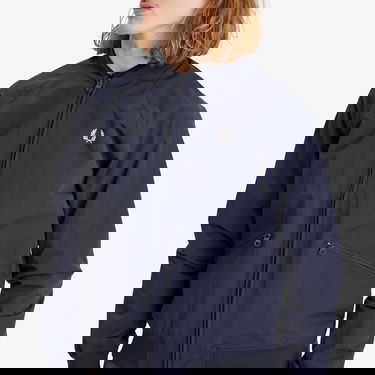 Bomberjacka Fred Perry Fred Perry Men's Textured Tennis Bomber Jacket Mörkblå | J9039-608, 5