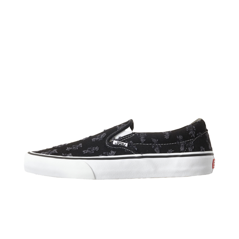 Sneakers och skor Vans Slip-On Supreme Hole Punch Denim Black Svart | VN0A38DD2DC