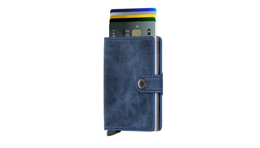 Plånbok Secrid Secrid Miniwallet Vintage Blue Mörkblå | MV-Blue