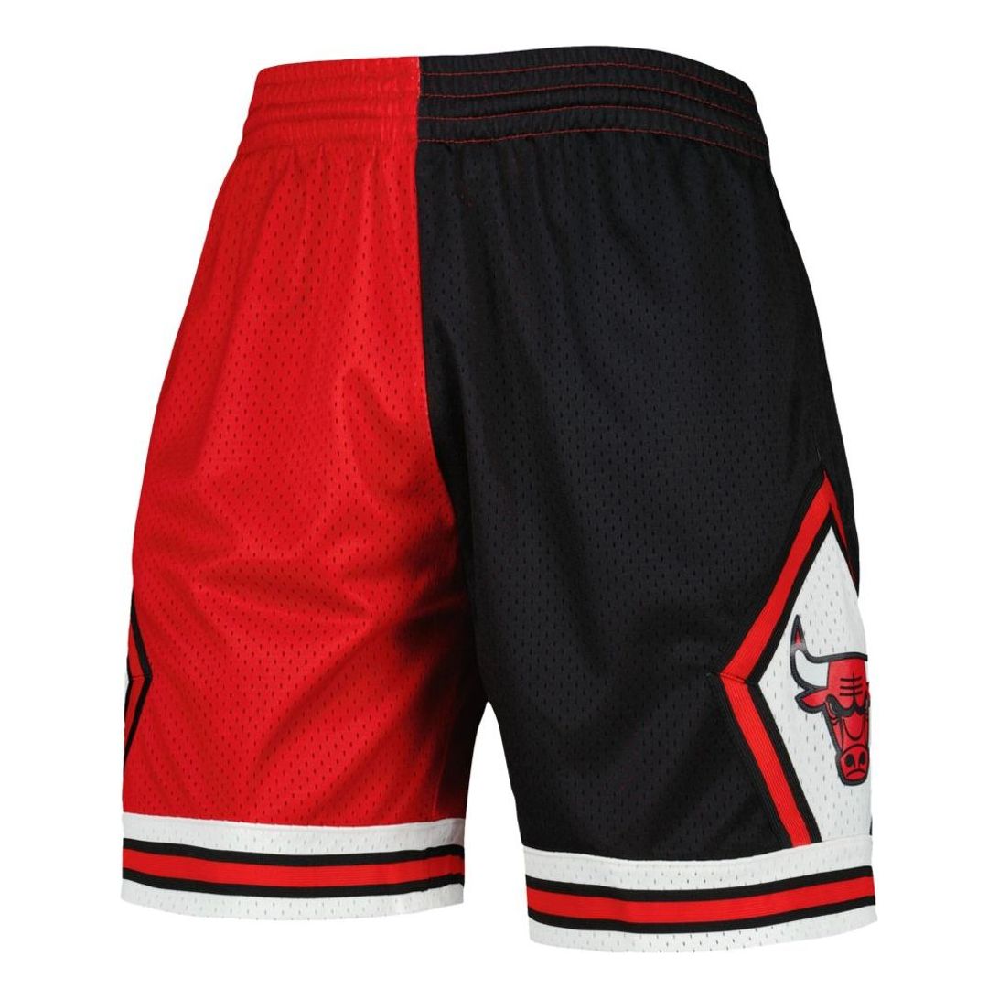 Shorts Mitchell & Ness Mitchell & Ness Chicago Bulls Split Swingman Shorts Svart | SMSH4855-CBU97PPPBKRD, 0
