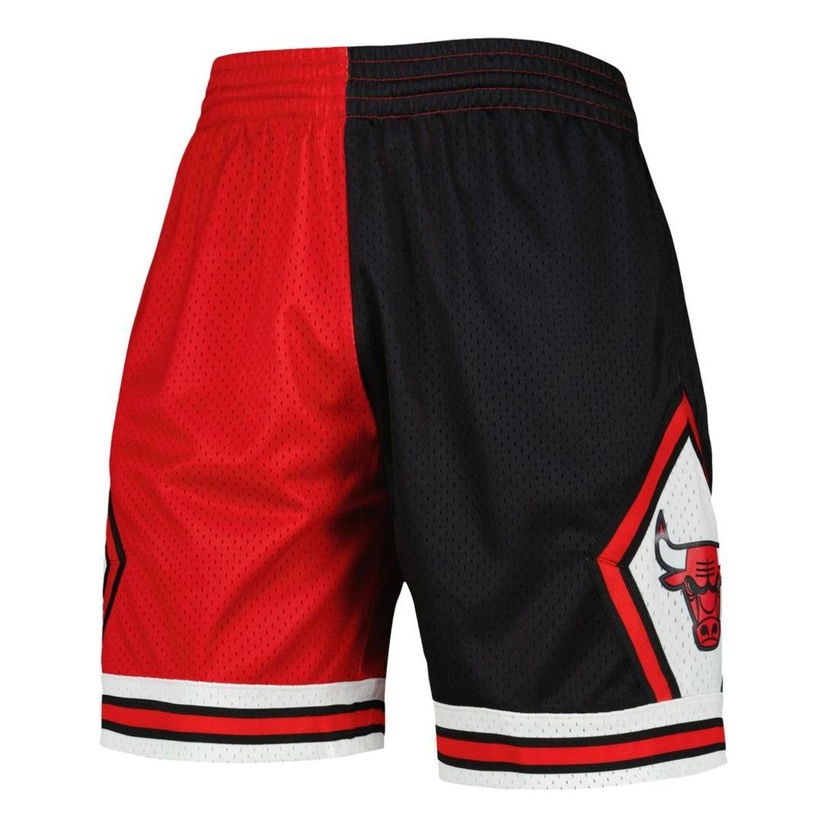 Shorts Mitchell & Ness Mitchell & Ness Chicago Bulls Split Swingman Shorts Svart | SMSH4855-CBU97PPPBKRD