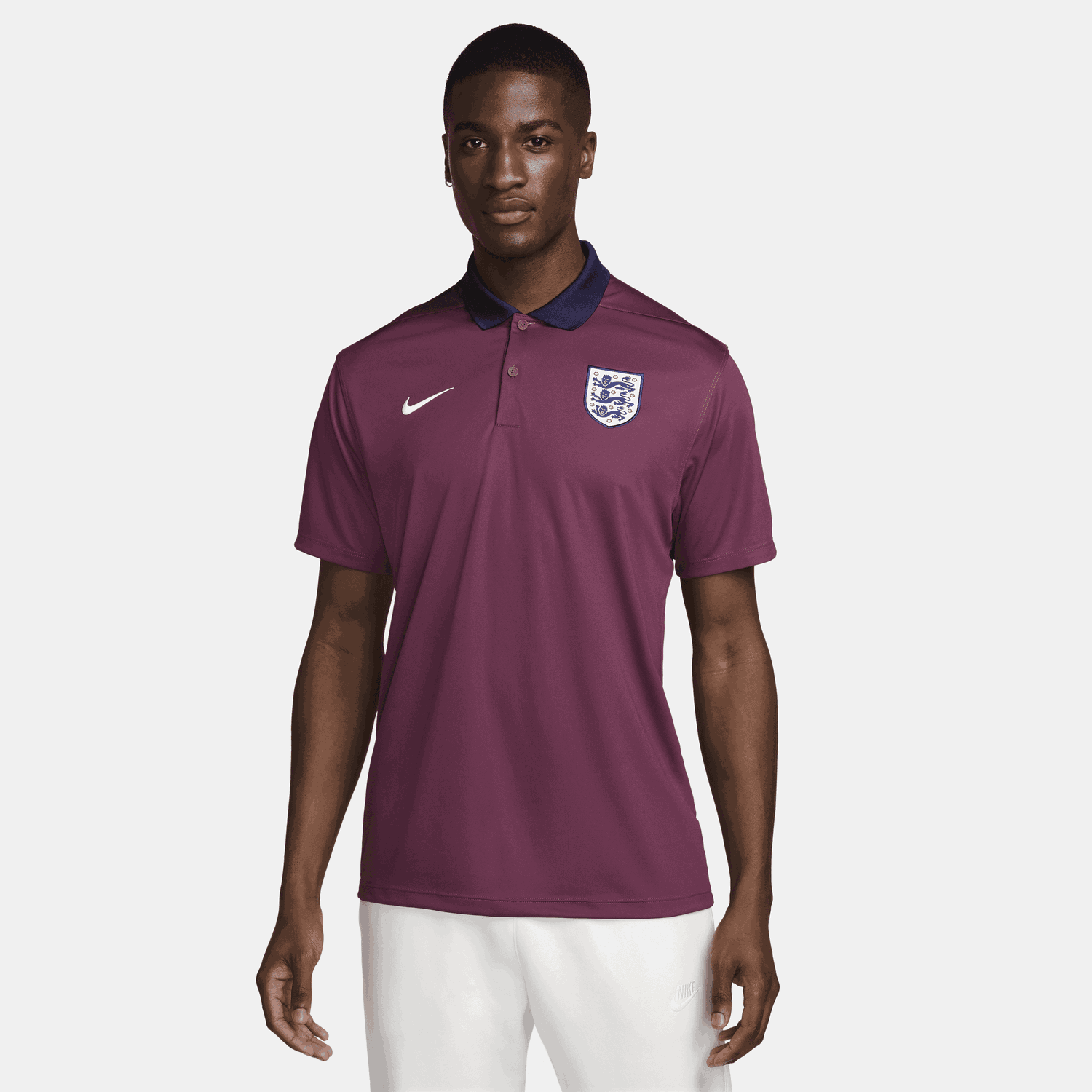 Polotröja Nike Dri-FIT England Victory Bourgogne | FZ5948-655, 0