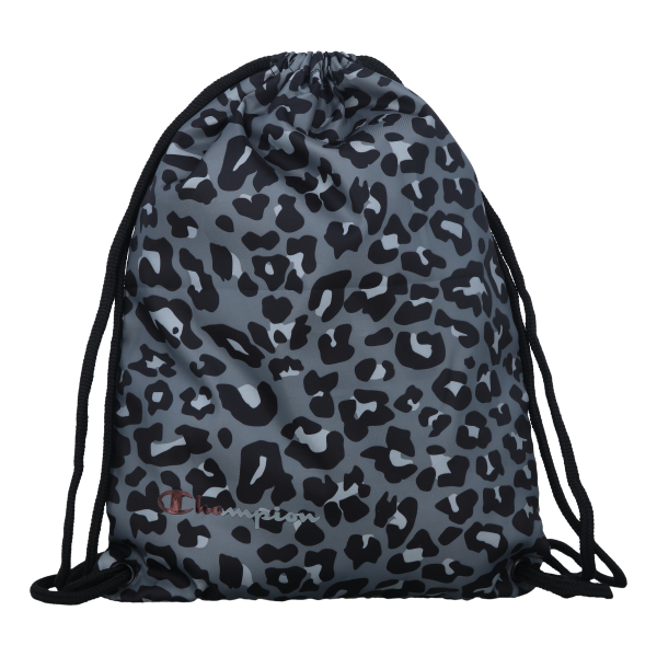 Gymsäck Champion Leopard Print Drawstring Bag Grå | CHE231F104-Z1, 0