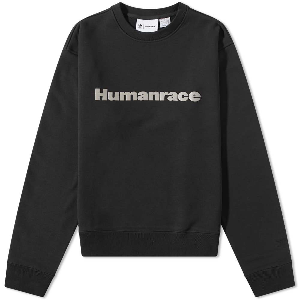 Sweatshirt adidas Originals Pharrell Williams Humanrace Crew Sweat Svart | HI5538, 0