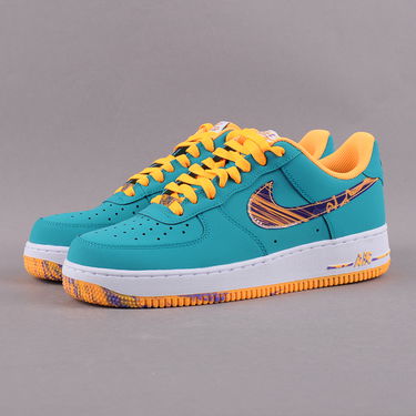 Sneakers och skor Nike Air Force 1 Low ''Marbled Swoosh'' Turkos | 488298 313, 1