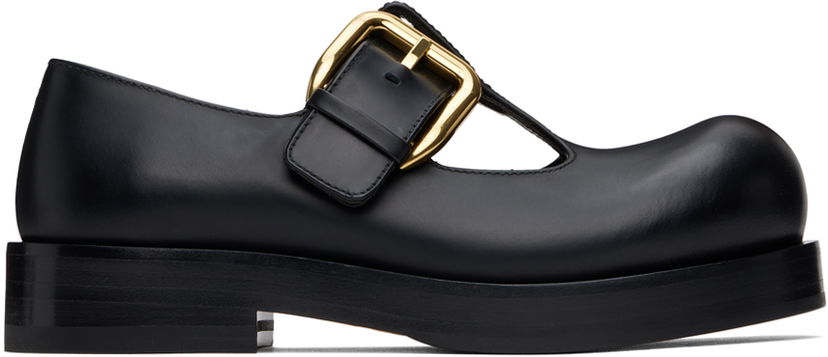 Kläder Bottega Veneta Bottega Veneta Helium Mary-Jane Loafers Svart | 788920 V00H0