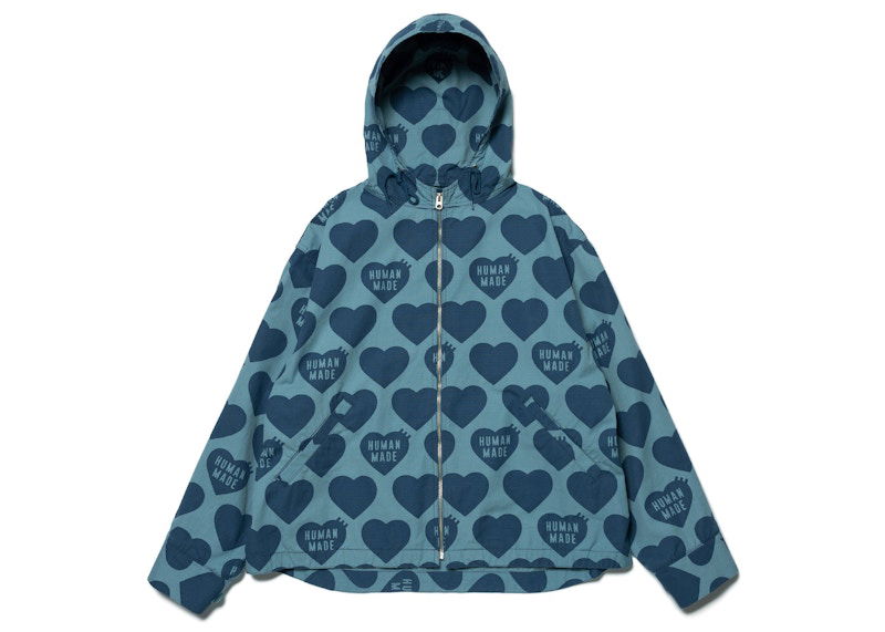 Parkas Human Made Heart Zip-Up Parka Blå | HM25JK025