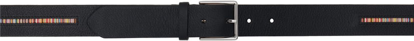 Bälten Paul Smith Paul Smith Stripe Detail Belt Svart | M1A-5775-BINSTB-79