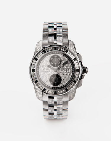 Klocka Dolce & Gabbana Dolce & Gabbana Diamond Pavé Watch Metallisk | WWJS1GXP00287560, 0