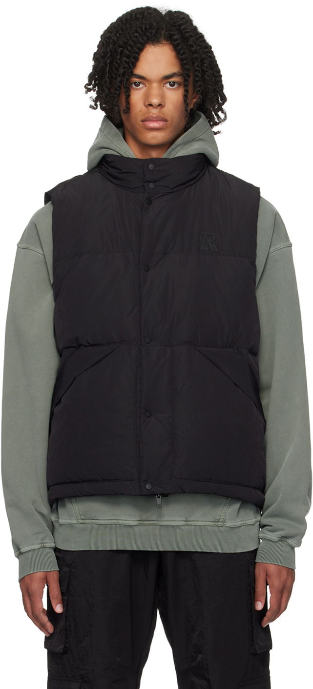 Väst Represent Clo Represent Black Patch Down Vest Svart | MG1001-01
