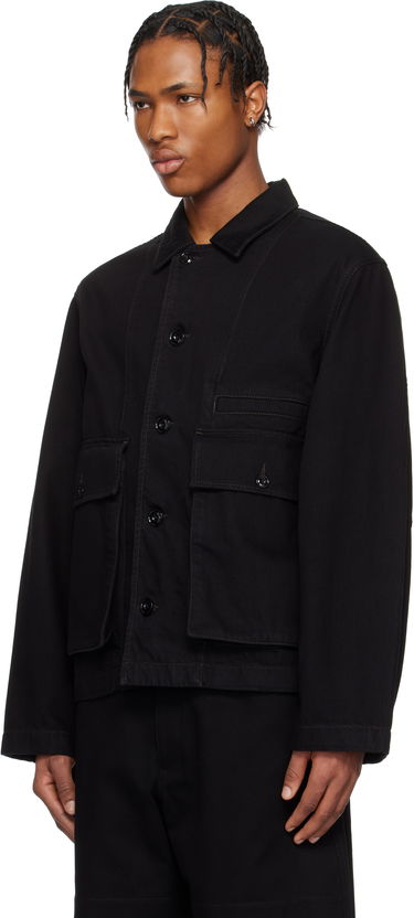 Jacka LEMAIRE Lemaire Boxy Denim Jacket Svart | OW306 LD1031, 3