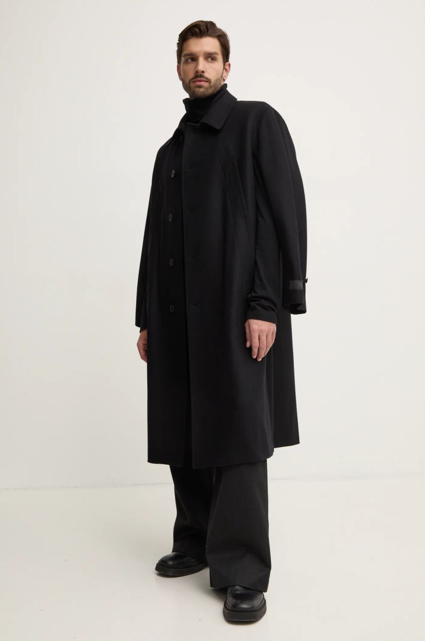T-shirt Maison Margiela Long Sleeve Turtleneck Top Svart | SH2NH0002.S23588, 1
