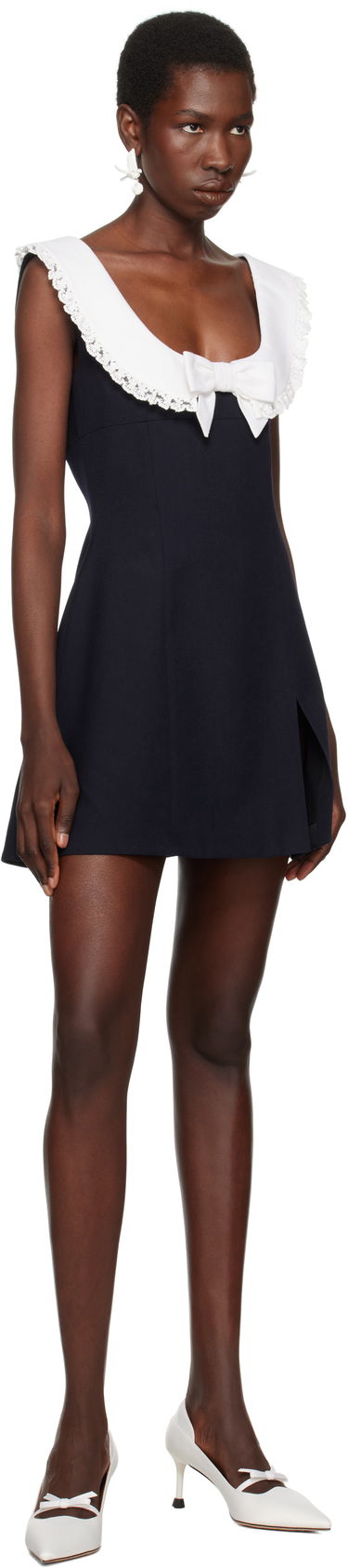 Örhängen SHUSHU/TONG YVMIN Edition Ceramics Pigeon With Rose Drop Earrings Vit | 25626WHT00DLR, 3