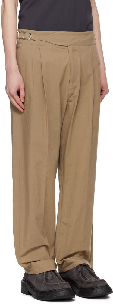Byxor Craig Green Craig Green Double Pleat Trousers Brun | CGSS25CWOTRS80, 1