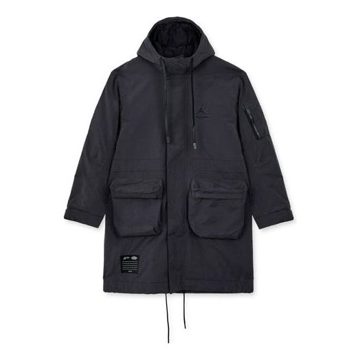 Trenchcoat Jordan Jordan x A Ma Maniere Hooded Trench Coat Svart | DJ9757-010