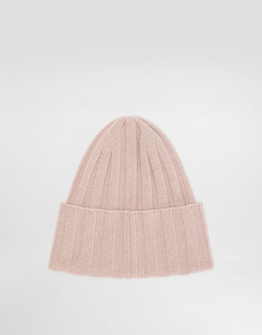 Mössa Dolce & Gabbana Dolce & Gabbana Wide Ribbed Knitted Hat Rosa | LBKH94JDVDQF0991, 1