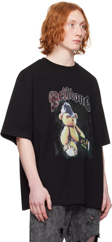 T-shirt We11done We11done Punk Teddy Graphic T-Shirt Svart | WD-TT0-25-747-U-BK, 1