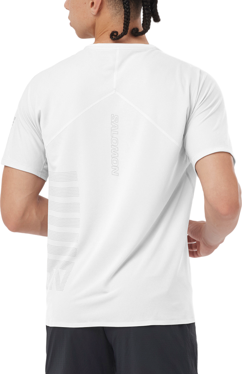T-shirt Salomon SENSE AERO SS TEE GFX M Vit | lc2239000, 1