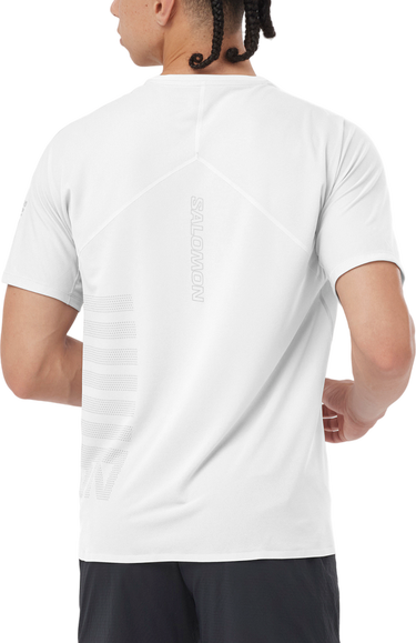 T-shirt Salomon SENSE AERO SS TEE GFX M Vit | lc2239000, 1