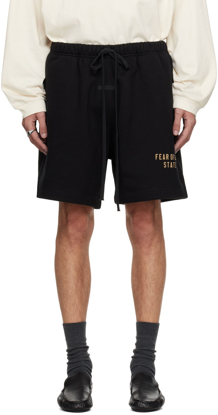 Shorts Fear of God Designer Soccer Shorts Svart | 160BT242000F
