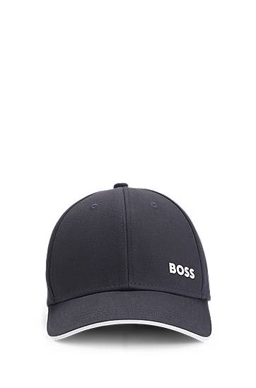 Keps BOSS BOSS Cotton Twill Cap with Logo Mörkblå | 50519219