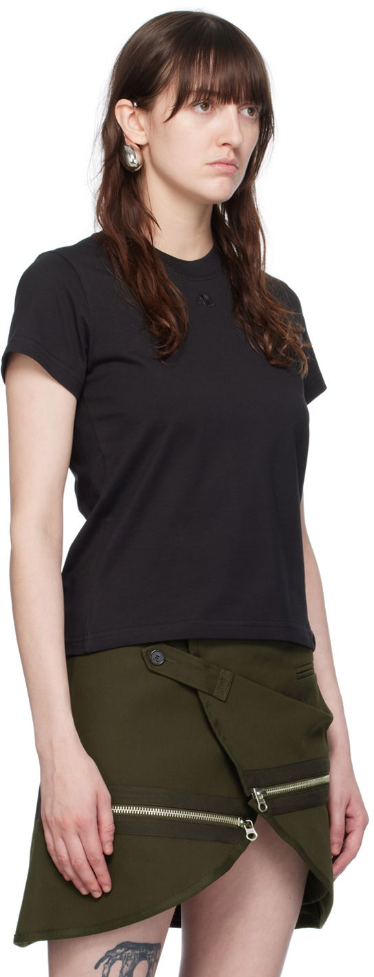 T-shirt Courrèges Courrèges 'AC' Tee Svart | 423JTS006JS0107, 1