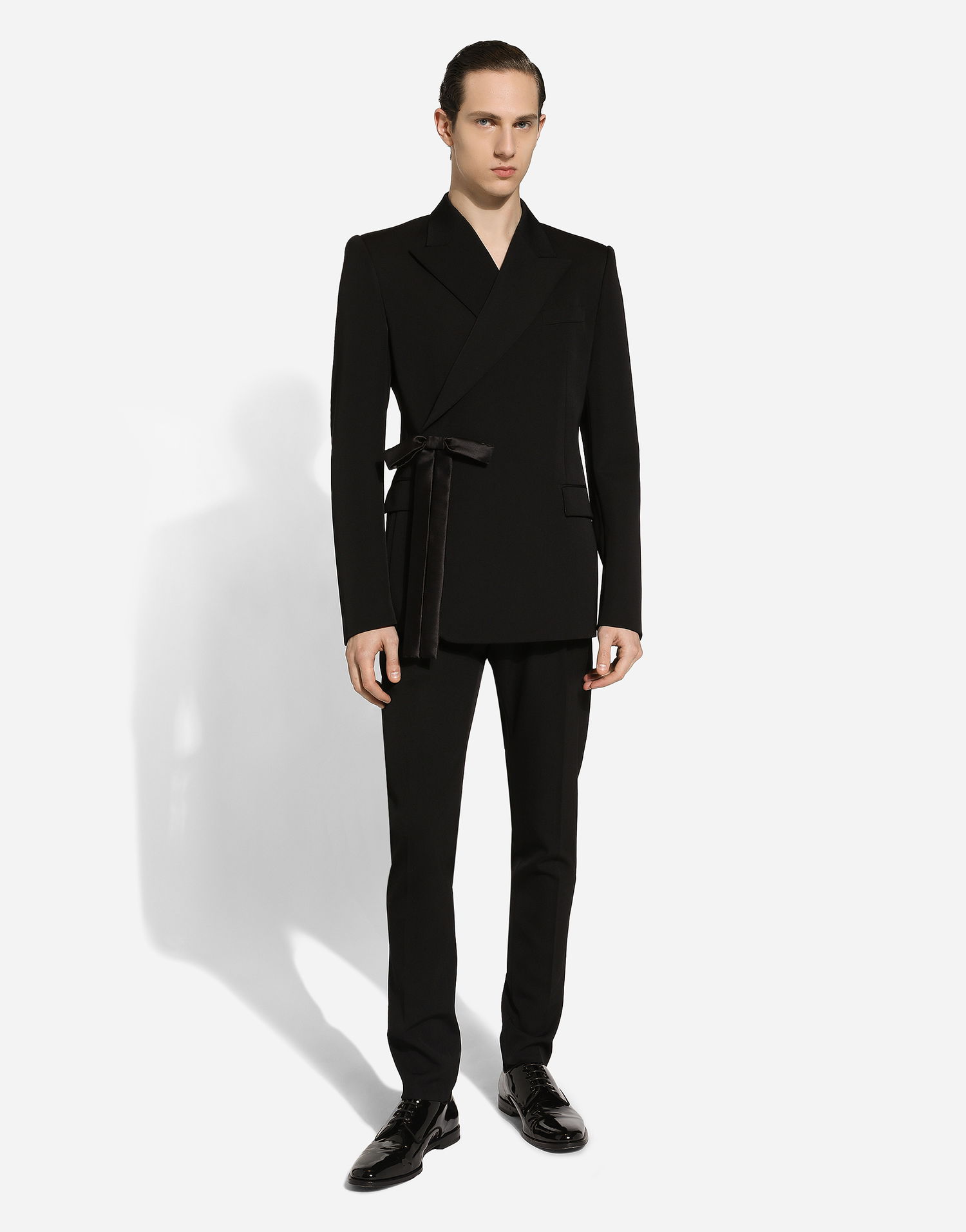 Jacka Dolce & Gabbana Double-breasted Wool Jacket Svart | G2UK3TFU21EN0000, 1