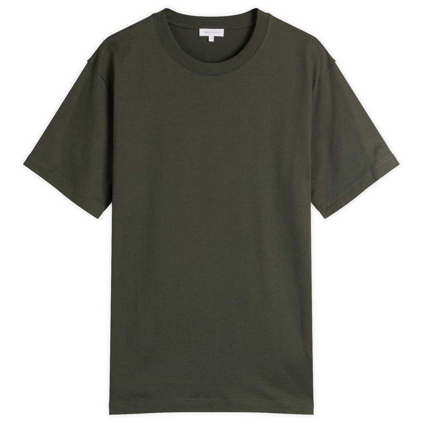T-shirt NORSE PROJECTS Norse Projects Standard Tee, Size Large Grön | N01-0670-8131