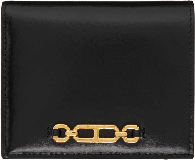 Plånbok Tom Ford Tom Ford Palmellato-Effect Compact Leather Wallet Svart | S0485-LCL056X