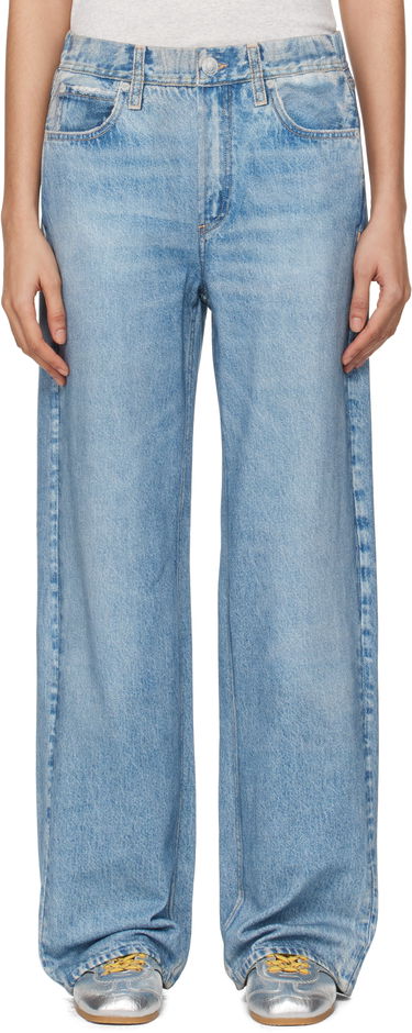 Jeans rag & bone Miramar Terry Wide-Leg Lounge Pants Blå | WCW24F70028202, 0