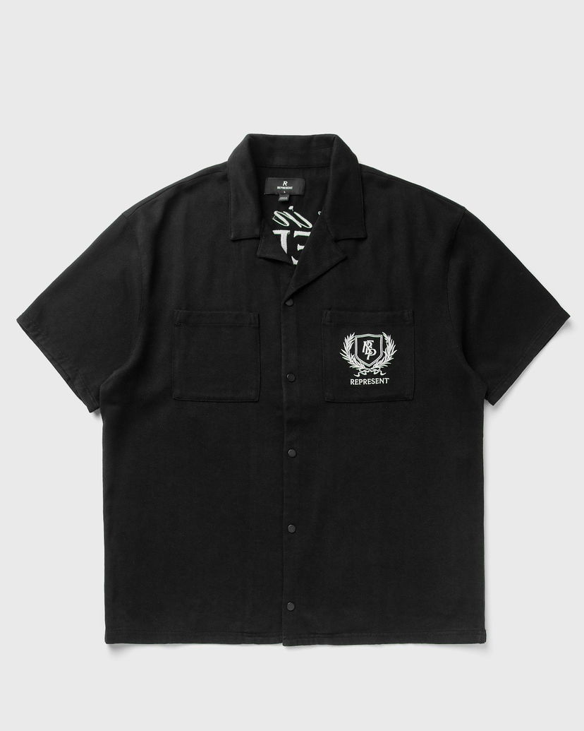 Skjorta Represent Clo REPRESENT Crest Resort Shirt Svart | MLM2971-01