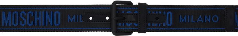 Bälten Moschino Moschino Tape Belt Svart | 8025 8221
