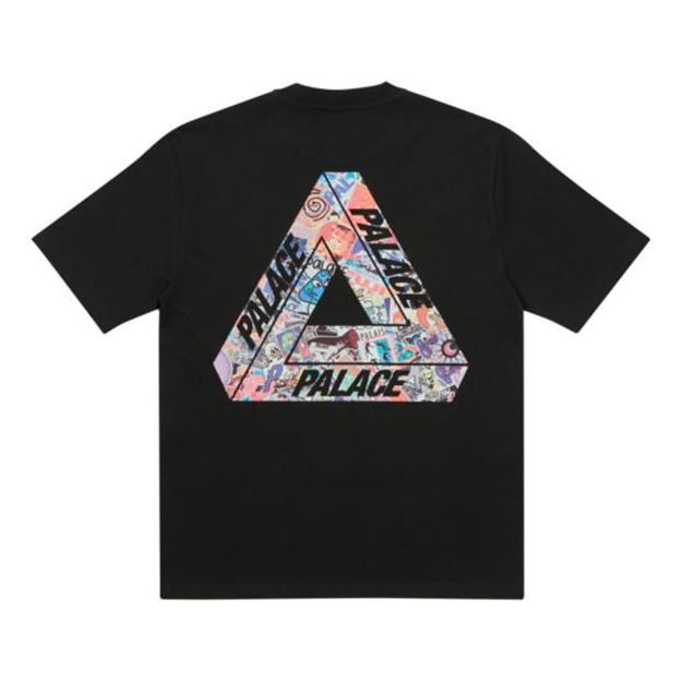 T-shirt Palace Palace Tri-Sticker Logo Graphic T-Shirt Svart | P21TS106