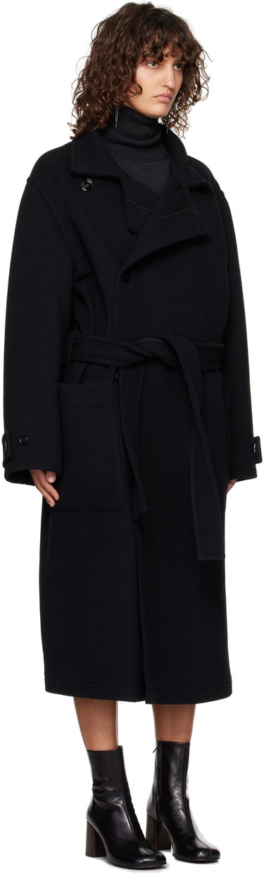 Rockar LEMAIRE Lemaire Wrap Coat Svart | CO1037 LF1116, 1
