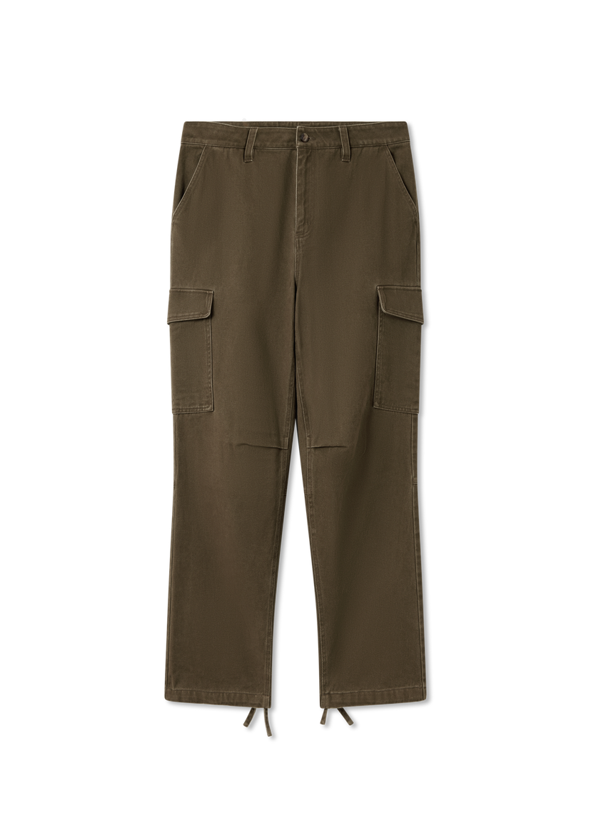 Cargo byxor AXEL ARIGATO Abbot Cargo Trousers with Drawstring Hems Grön | A3309002
