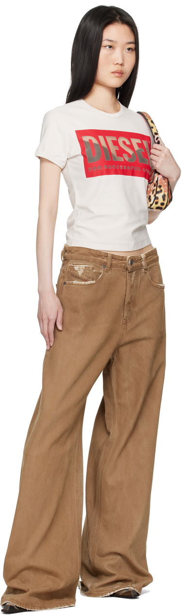 T-shirt Diesel T-shirt Slim Fit Graphic Print Vit | A17082 0SHAY, 3