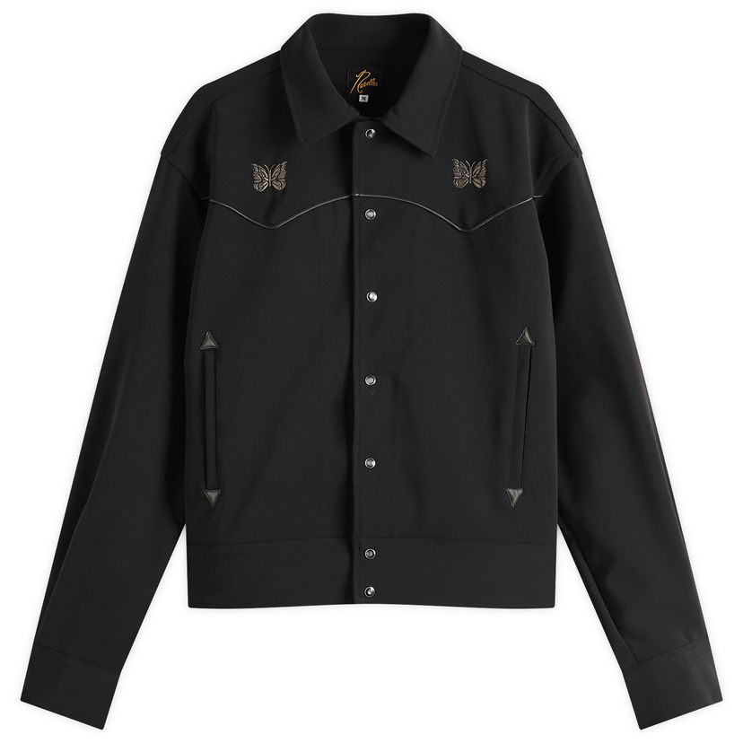 Jacka Needles Needles Piping Cowboy Jacket, Size Large Svart | QV217-C