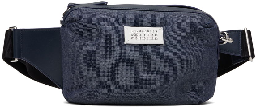 Midjeväska Maison Margiela Glam Slam Sport On Body Pouch Mörkblå | SB2WG0011 P6753