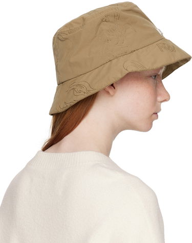 Hatt Feng Chen Wang Feng Chen Wang Quilted Bucket Hat Beige | FUF14AC15K, 2