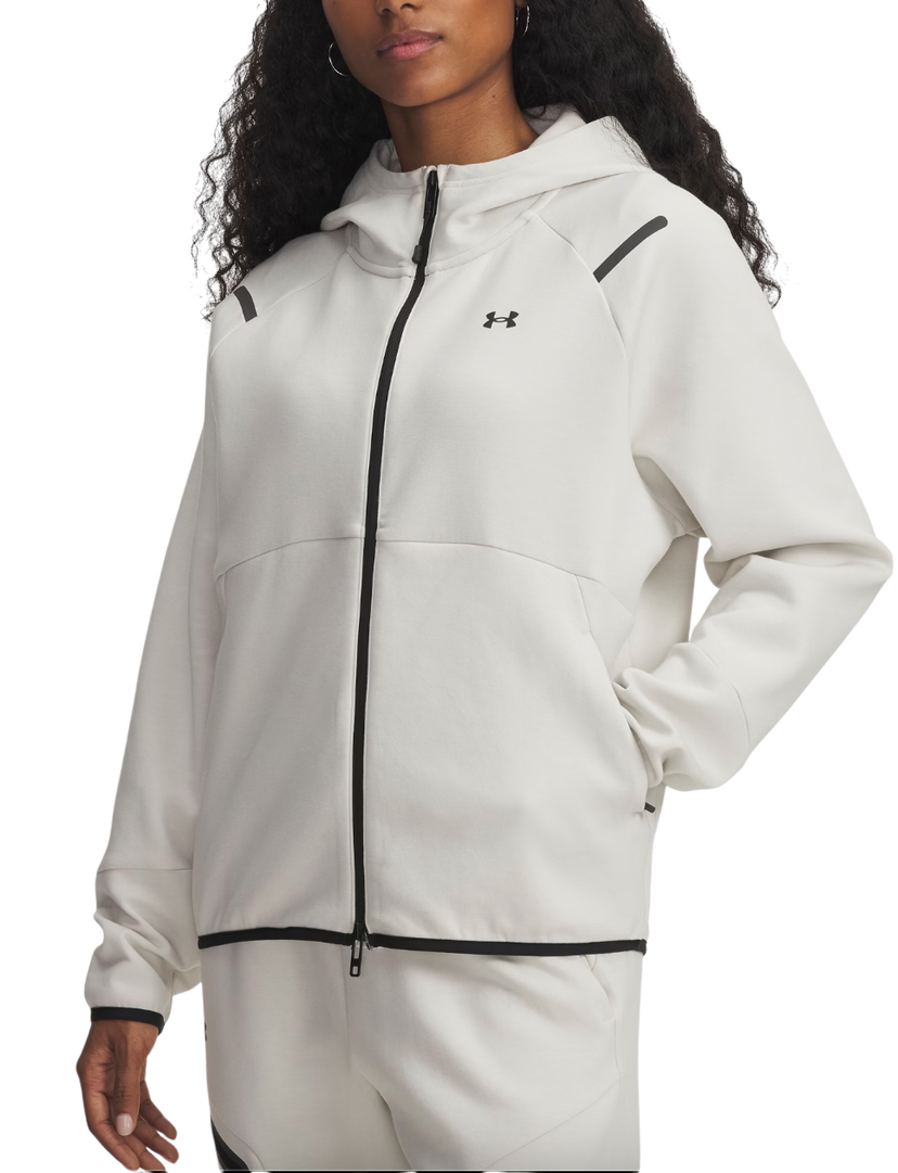 Jacka Under Armour Under Armour Unstoppable Fleece Hooded Jacket Vit | 1379842-110